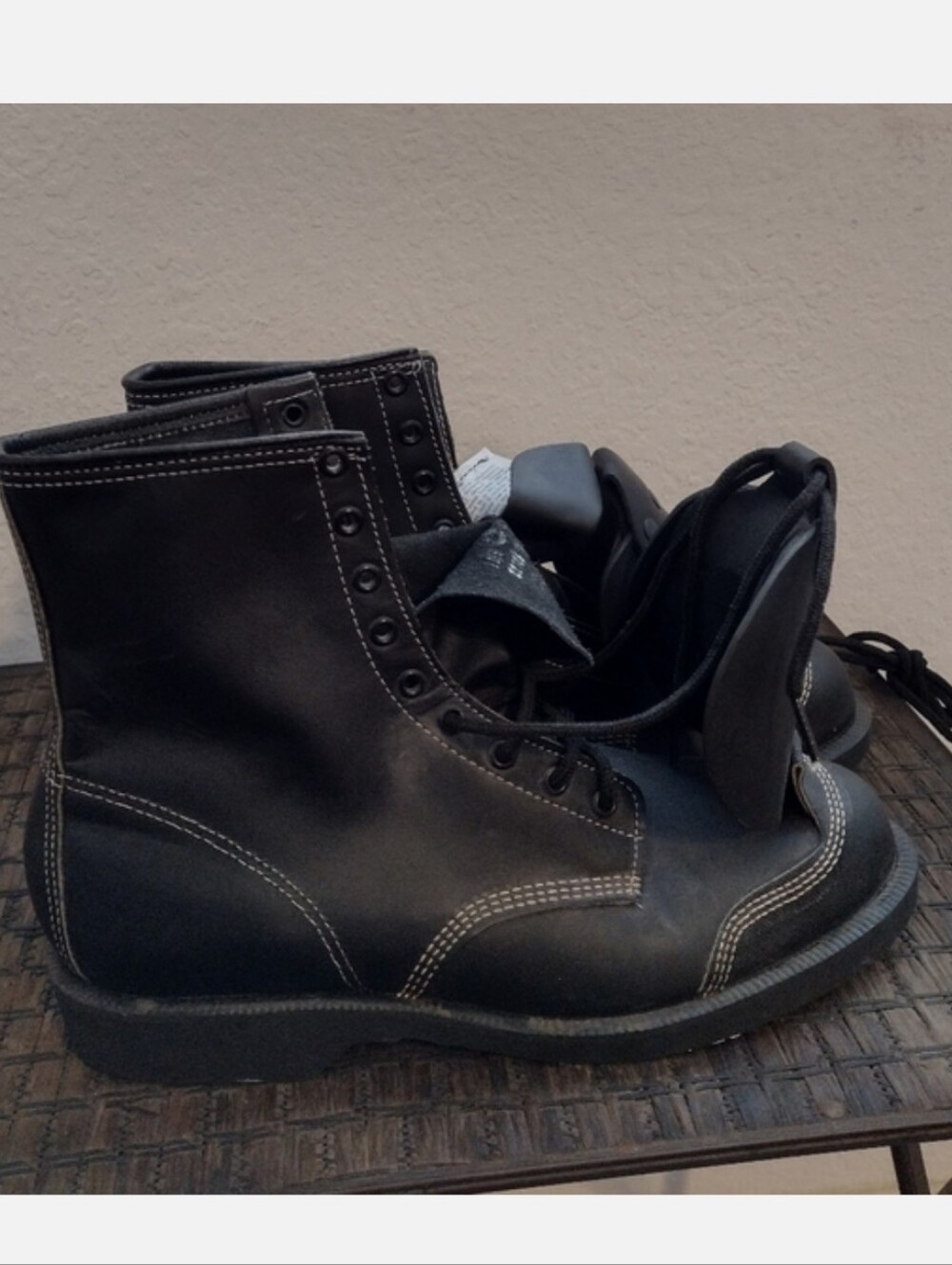 BF steel toe work boots